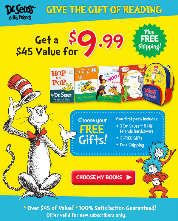 Get a Backpack from Dr. Seuss