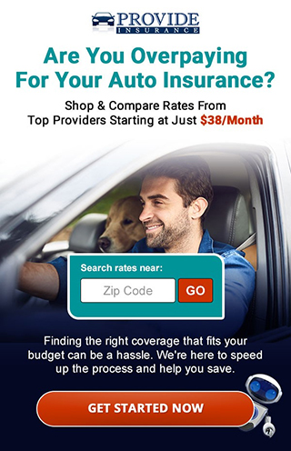 As Low As $38/month For Auto Insurance Coverage